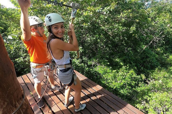 Parque Selva Maya Eco Adventure Tirolina, puentes colgantes, rápel y cenotes